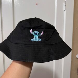 Disney stitch embroidered bucket hat